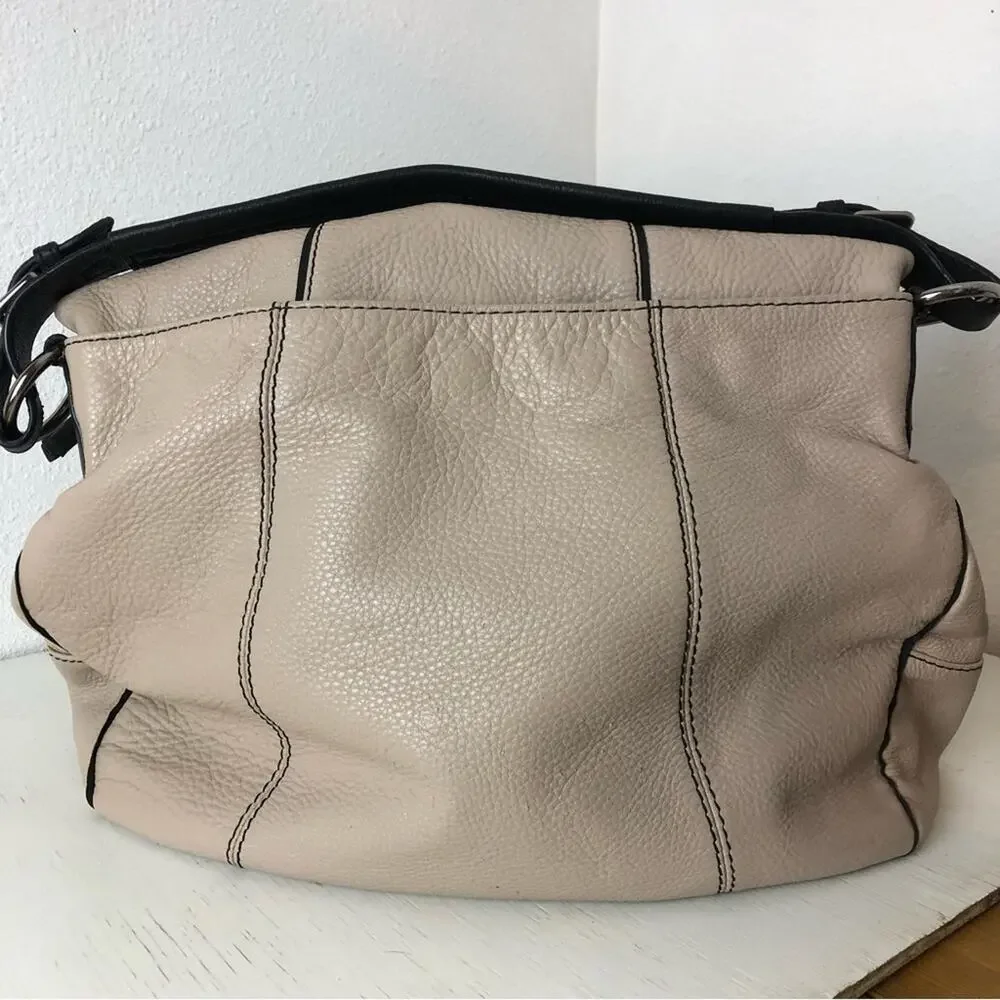 Oryany taupe Katie hobo shoulder bag flap front